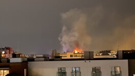 Pożar na warszawskim Bemowie